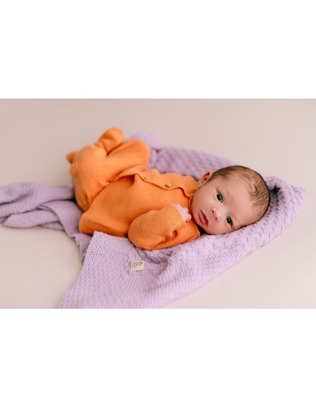copy of Square baby blanket orange
